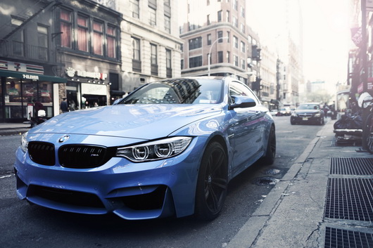 Blauer BMW Blauer BMW